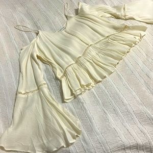 Cream colored blouse